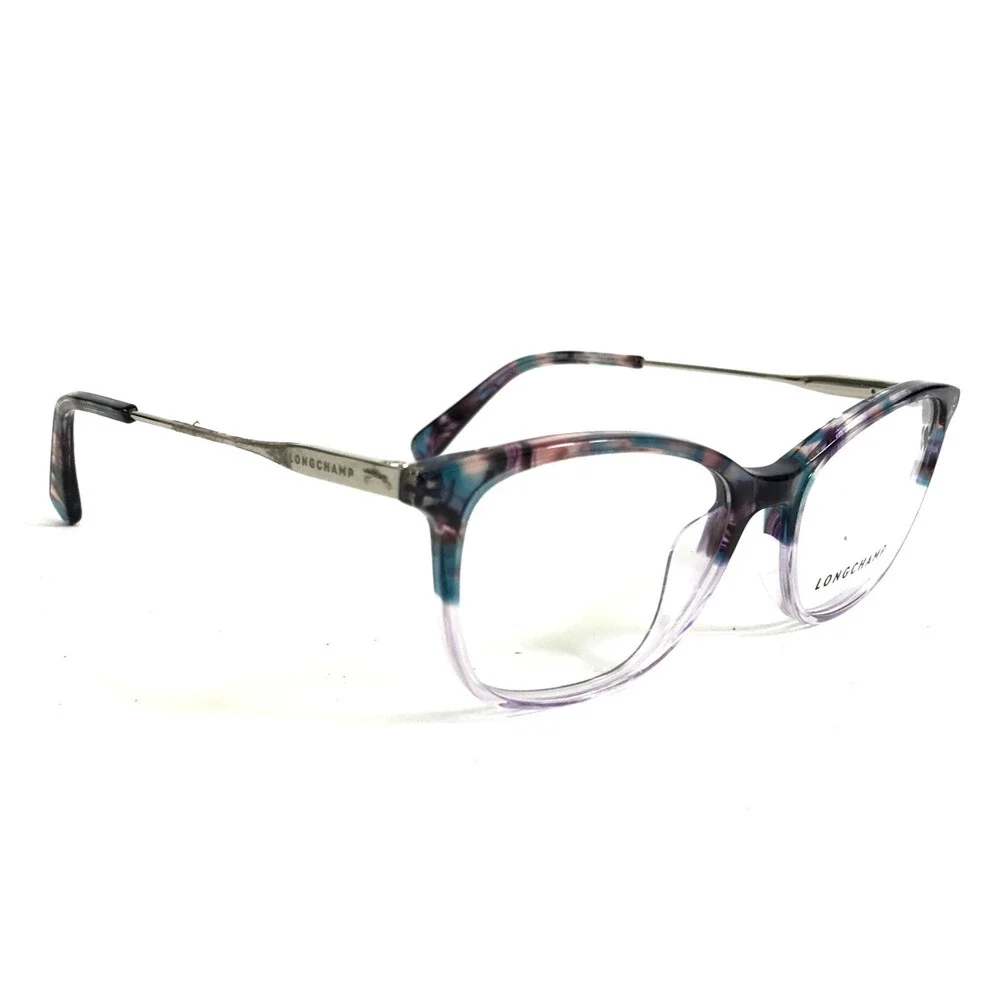 Longchamp Eyeglasses Frames LO2683 427 Gradient Blue Tortoise Cat Eye 49-17-140